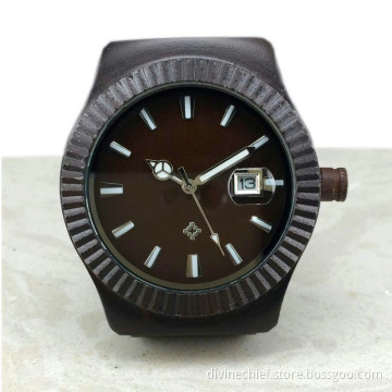 100% Natural Wooden Watch 3 ATM Waterproof Custom Wood Watch For Lady And Men
